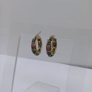 ARRACADAS PAR ORO 14 K 4,90 GRMS (SEMINUEVO)