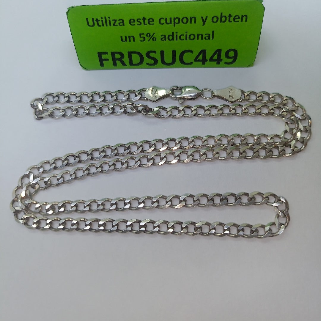 CADENA PLATA 12.6 GRMS (SEMINUEVO)