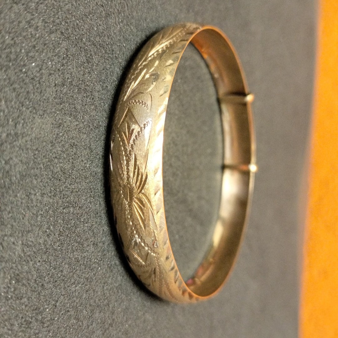 PULSERA RIGIDA ORO 14 K 11,40 GRMS (SEMINUEVO)