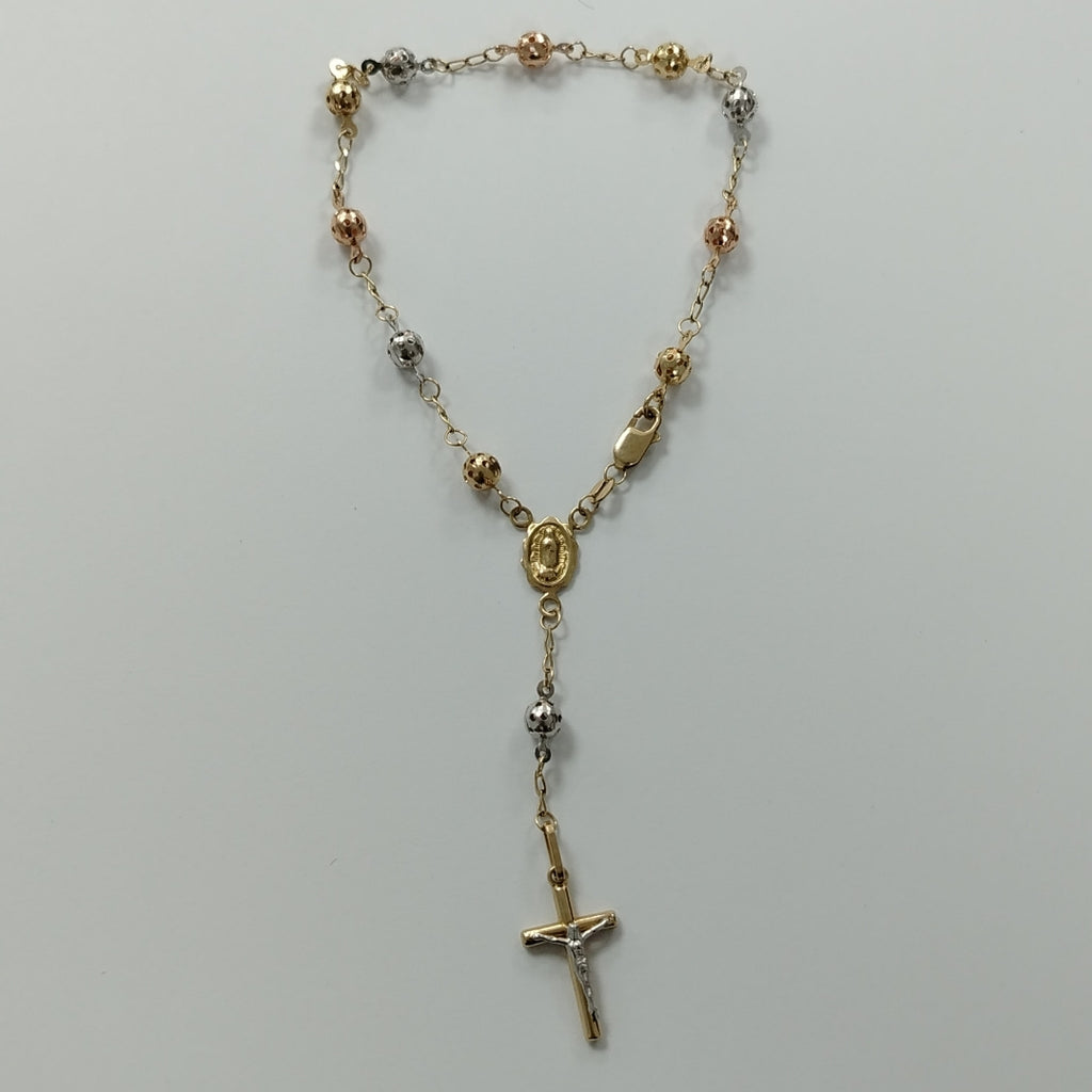 PULSERA ORO COMBINADO 14 K 4,70 GRMS (SEMINUEVO)
