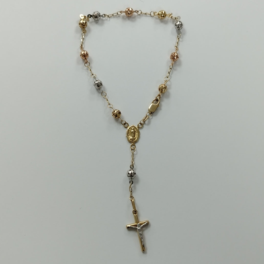 PULSERA ORO COMBINADO 14 K 4,70 GRMS (SEMINUEVO)
