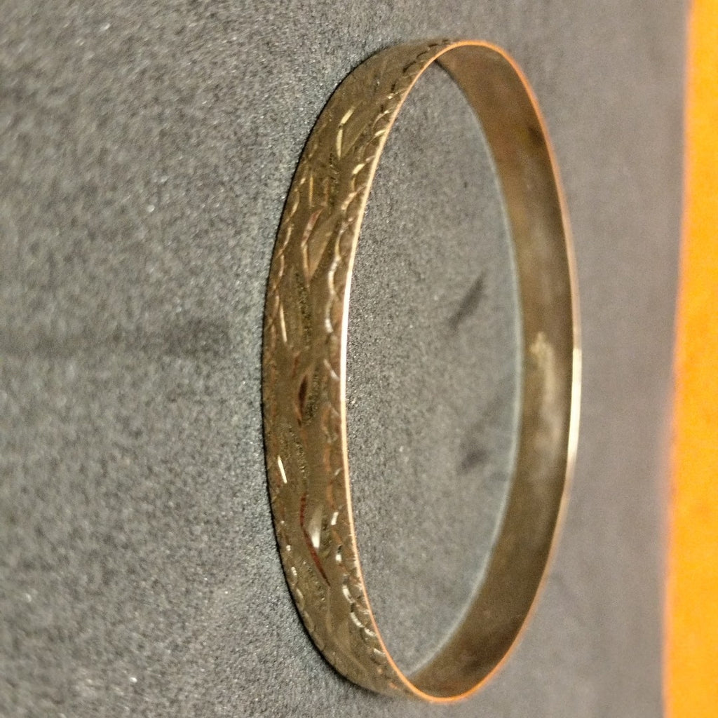 PULSERA RIGIDA ORO 14 K 9,60 GRMS (SEMINUEVO)