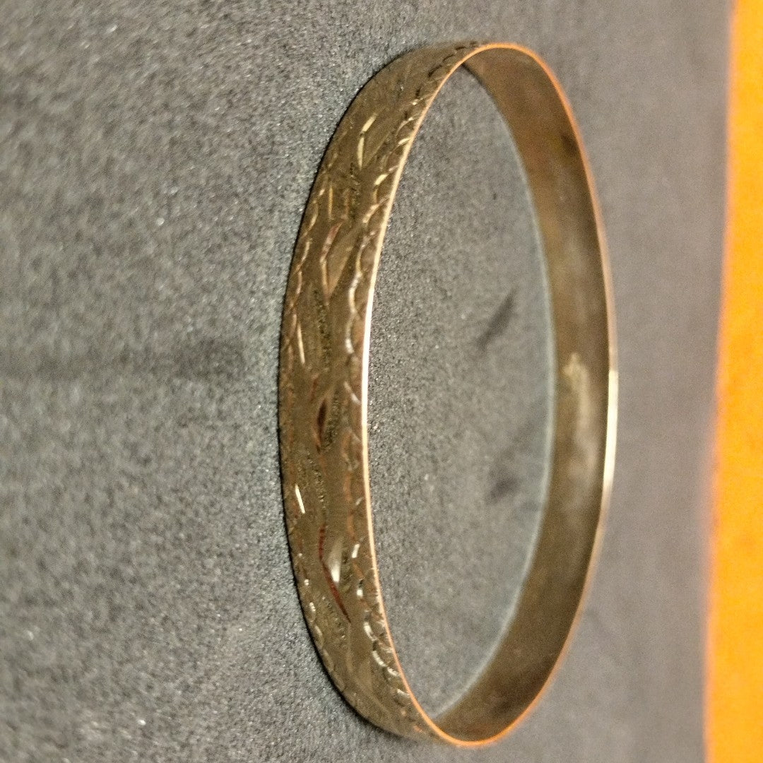 PULSERA RIGIDA ORO 14 K 9,60 GRMS (SEMINUEVO)