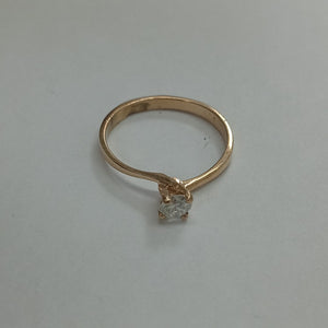 SOLITARIO ORO 14 K 1.5 GRMS (SEMINUEVO)