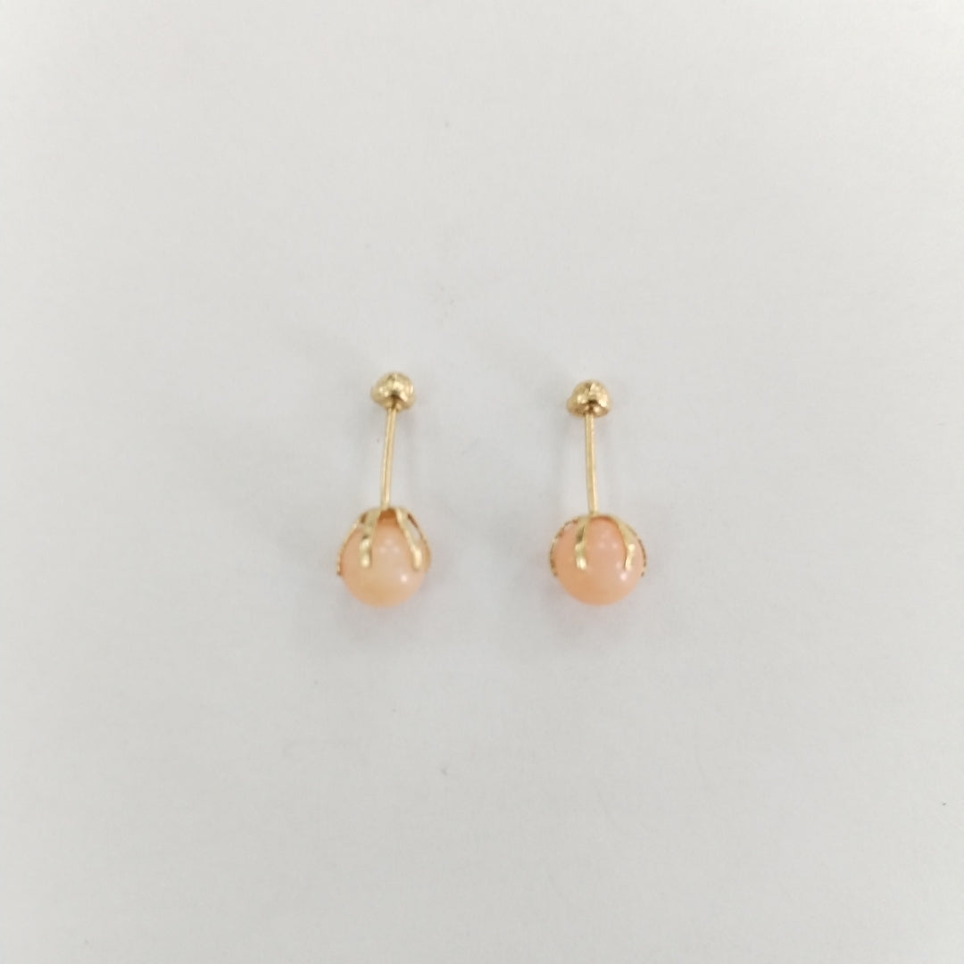 BROQUELES PAR ORO 14 K 0,60 GRMS (SEMINUEVO)