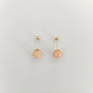 BROQUELES PAR ORO 14 K 0,60 GRMS (SEMINUEVO)