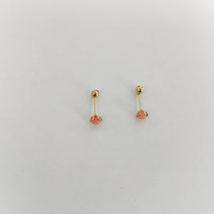 BROQUELES PAR ORO 10 K 0,20 GRMS (SEMINUEVO)