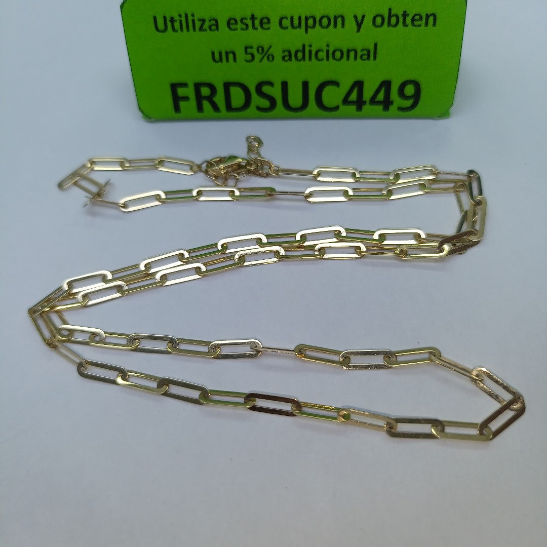 CADENA ORO 14 K 3.9 GRMS (SEMINUEVO)