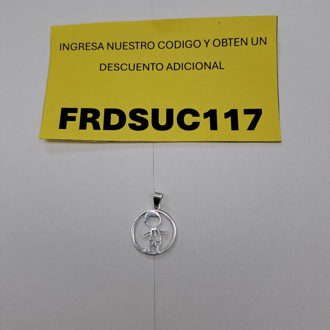 DIJE NIÑO PLATA .925 1.9 GR (NUEVO)