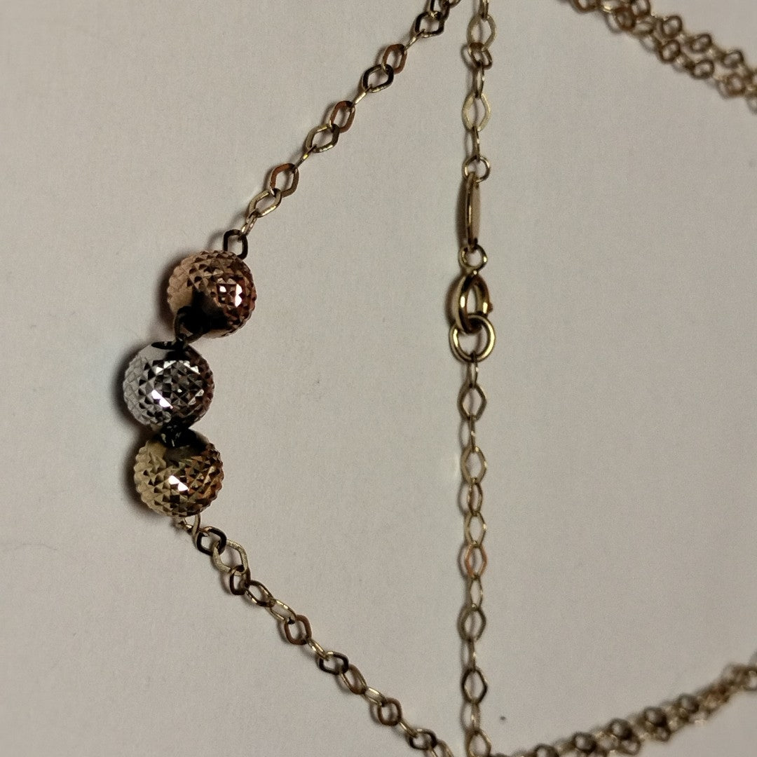 GARGANTILLA ORO COMBINADO 14 K 2,70 GRMS (SEMINUEVO)