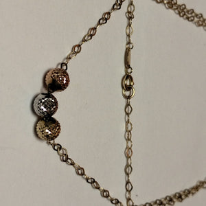 GARGANTILLA ORO COMBINADO 14 K 2,70 GRMS (SEMINUEVO)