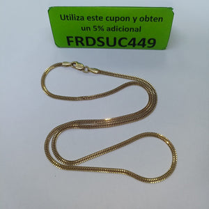 CADENA ORO 10 K 2.9 GRMS (SEMINUEVO)