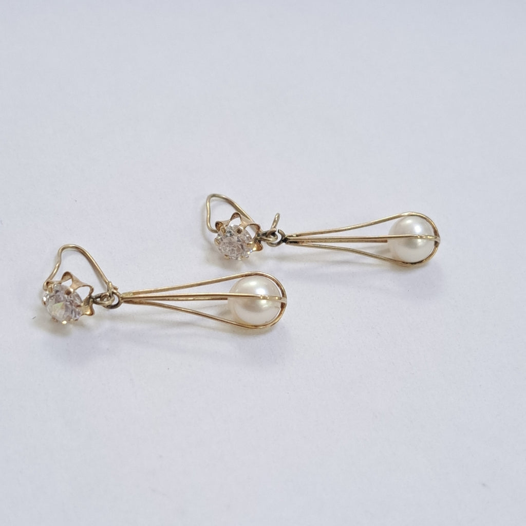 ARETES PAR ORO 10 K 2,10 GRMS (SEMINUEVO)