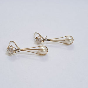 ARETES PAR ORO 10 K 2,10 GRMS (SEMINUEVO)