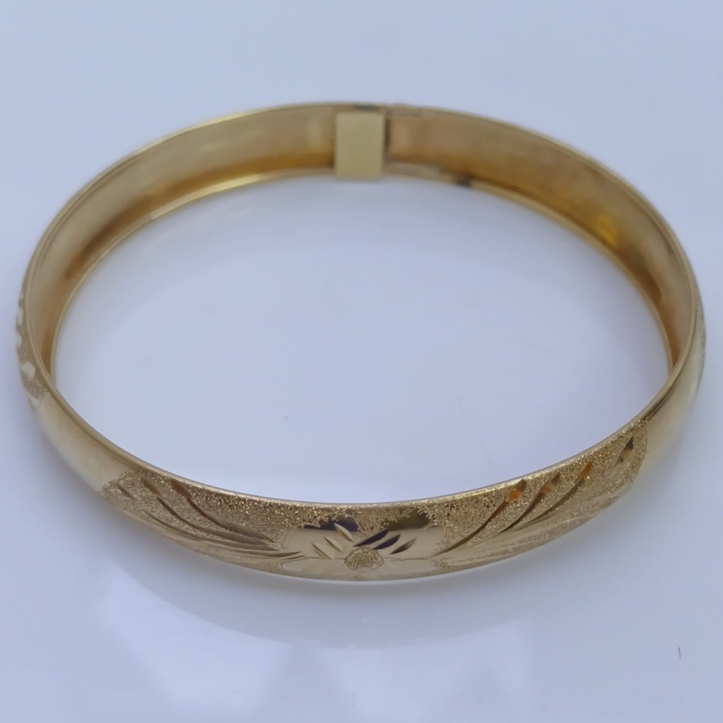 PULSERA RIGIDA ORO 14 K 6.8 GRMS (SEMINUEVO)