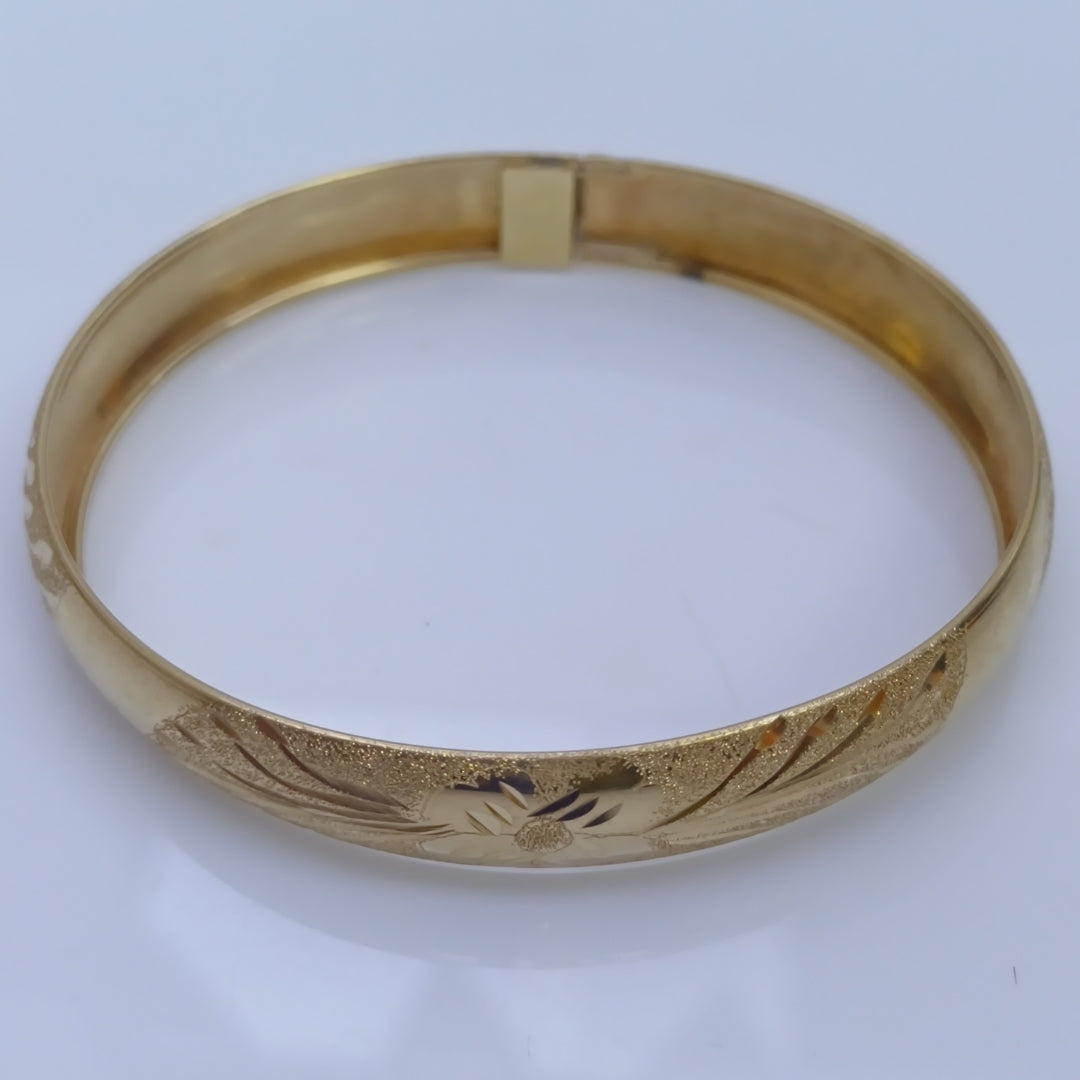 PULSERA RIGIDA ORO 14 K 6.8 GRMS (SEMINUEVO)