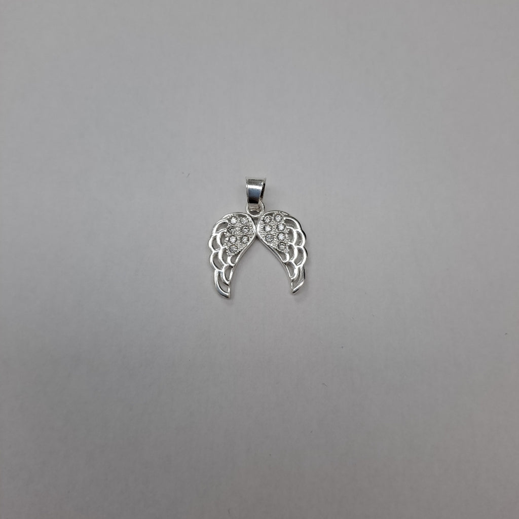 DIJE ALAS C/CIRCONIAS PLATA .925 2.3 GR (NUEVO)