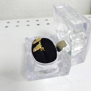 BROQUELES PAR ORO 14 K 0,90 GRMS (SEMINUEVO)