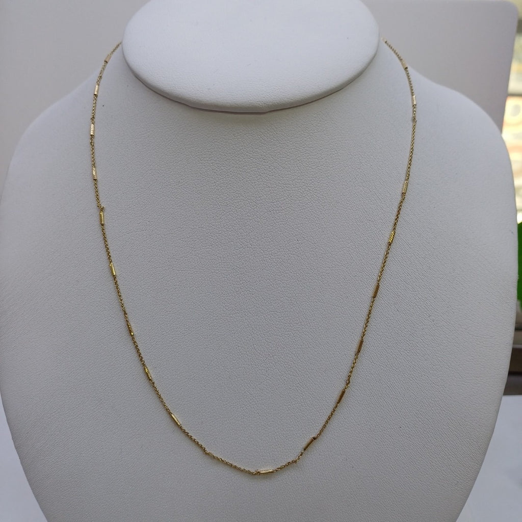 GARGANTILLA ORO 14 K 2,40 GRMS (SEMINUEVO)