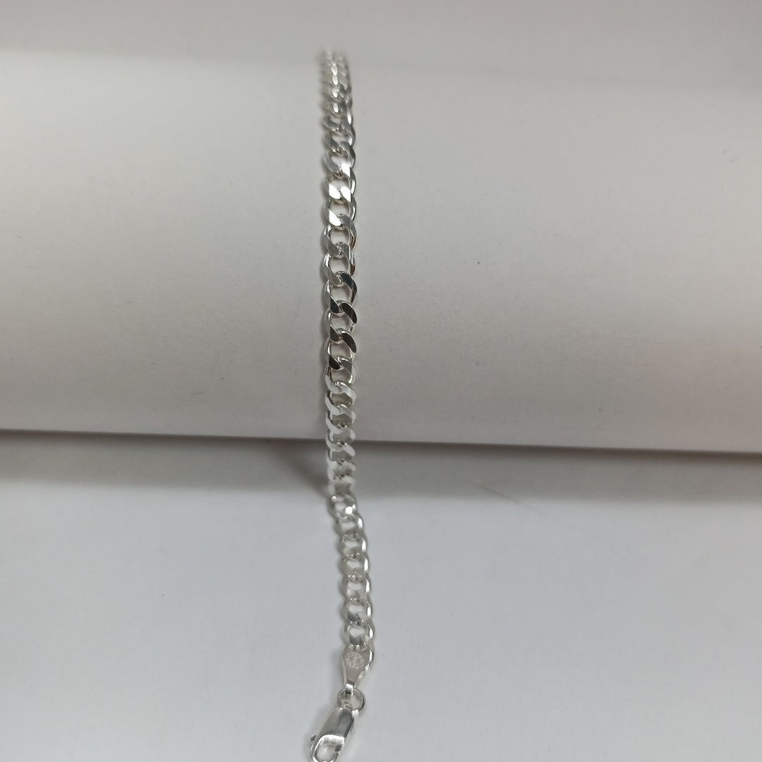 PULSERA BARBADA PLATA .925 21 CM 7.23 GR (NUEVO)