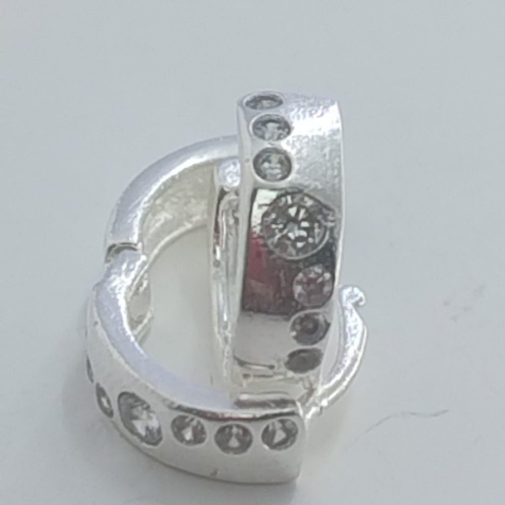 ARRACADAS C/CIRCONIAS PLATA .925 2.4 GR (NUEVO)