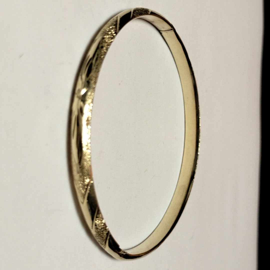 PULSERA RIGIDA ORO 14 K 6,50 GRMS (SEMINUEVO)
