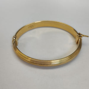PULSERA RIGIDA ORO 14 K 10.3 GRMS (SEMINUEVO)