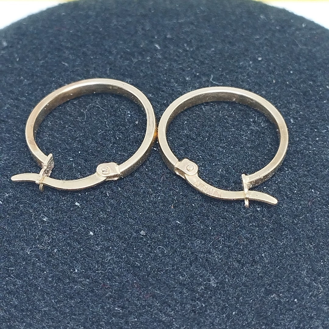 ARRACADAS PAR ORO 14 K 1.2 GRMS (SEMINUEVO)