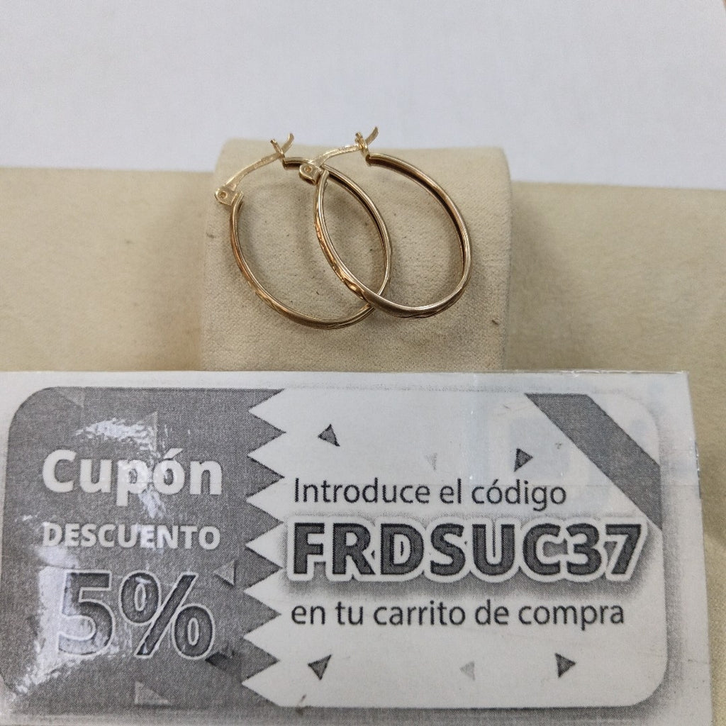 ARETES PAR ORO 8 K 2.3 GRMS (SEMINUEVO)