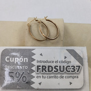 ARETES PAR ORO 8 K 2.3 GRMS (SEMINUEVO)