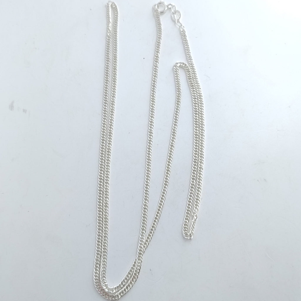 CADENA BARBADA PLATA .925 60 CM 5.02 GR (NUEVO)