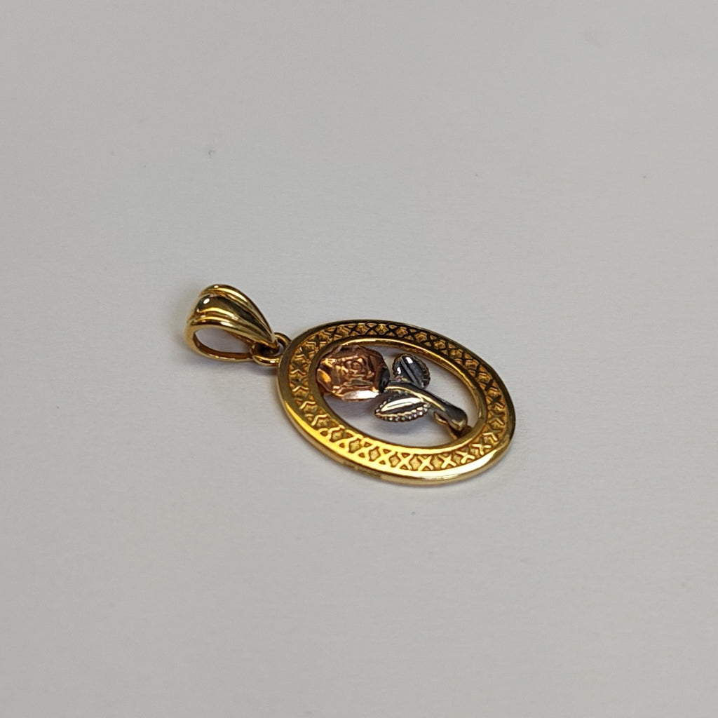 DIJE ORO COMBINADO 14 K 1.2 GRMS (SEMINUEVO)