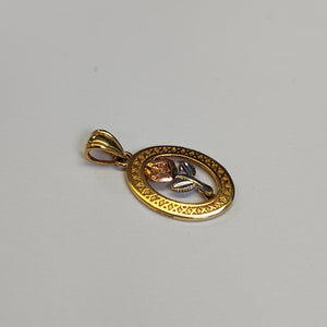 DIJE ORO COMBINADO 14 K 1.2 GRMS (SEMINUEVO)