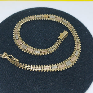 PULSERA ORO 14 K 9.1 GRMS (SEMINUEVO)
