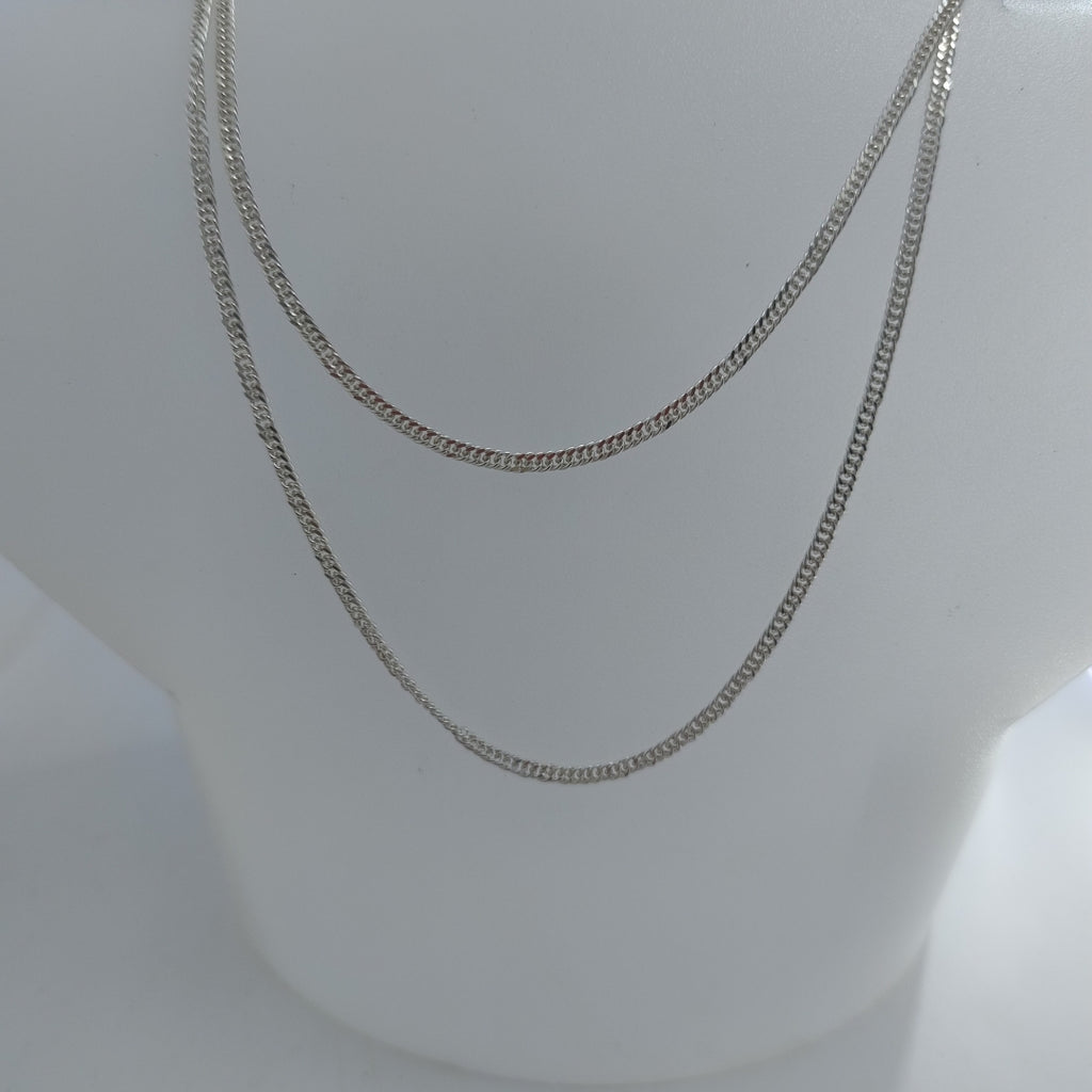 CADENA BARBADA PLATA .925 60 CM 4.92 GR (NUEVO)