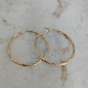 ARETES PAR ORO 14 K 1.1 GRMS (SEMINUEVO)