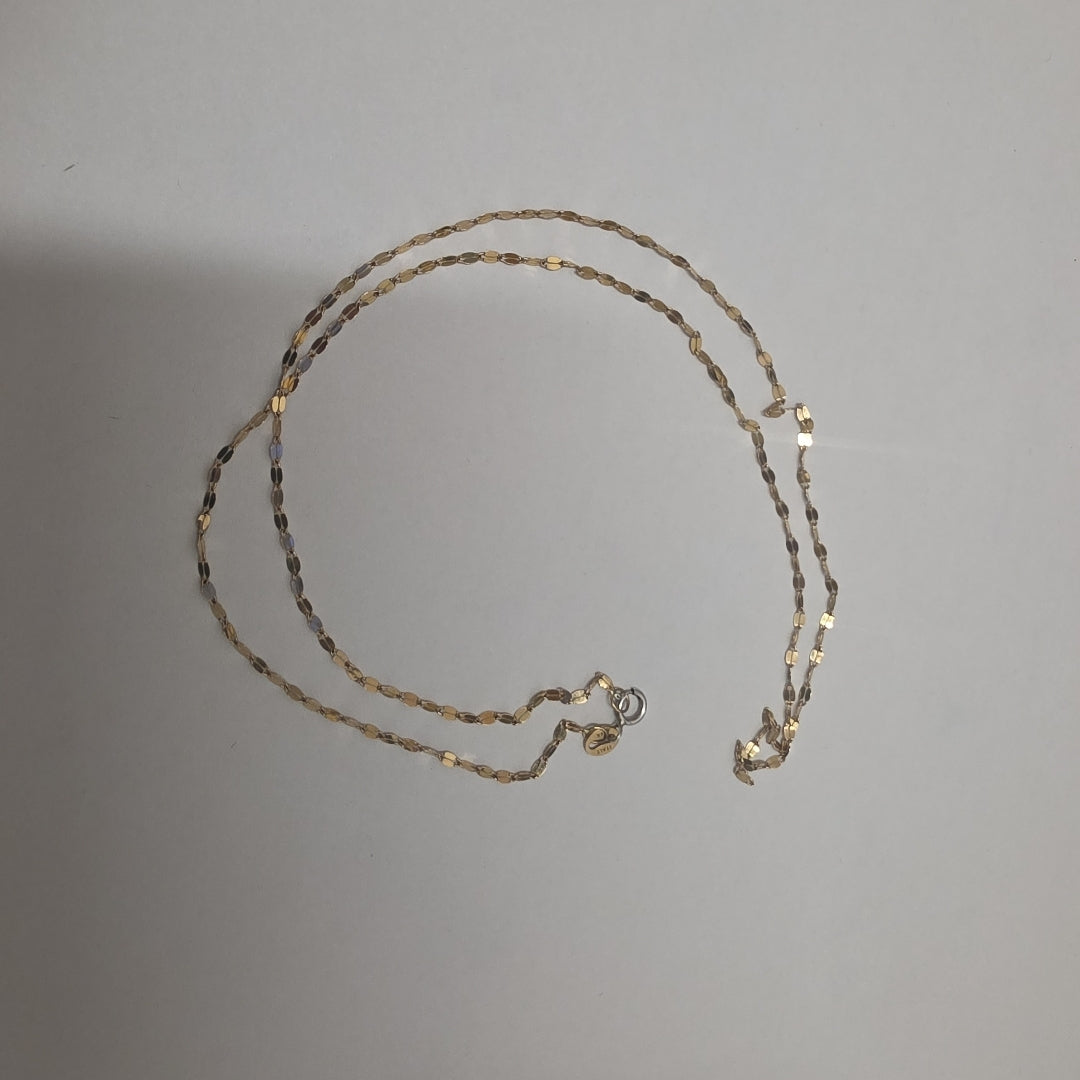 CADENA ORO, ORO COMBINADO 14 K 1 GRMS (SEMINUEVO)