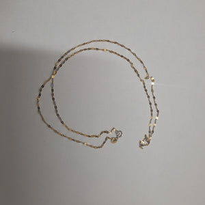 CADENA ORO, ORO COMBINADO 14 K 1 GRMS (SEMINUEVO)