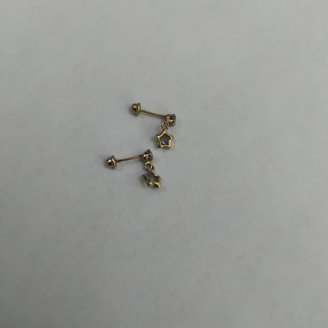 ARETES PAR ORO 14 K 0.4 GRMS (SEMINUEVO)