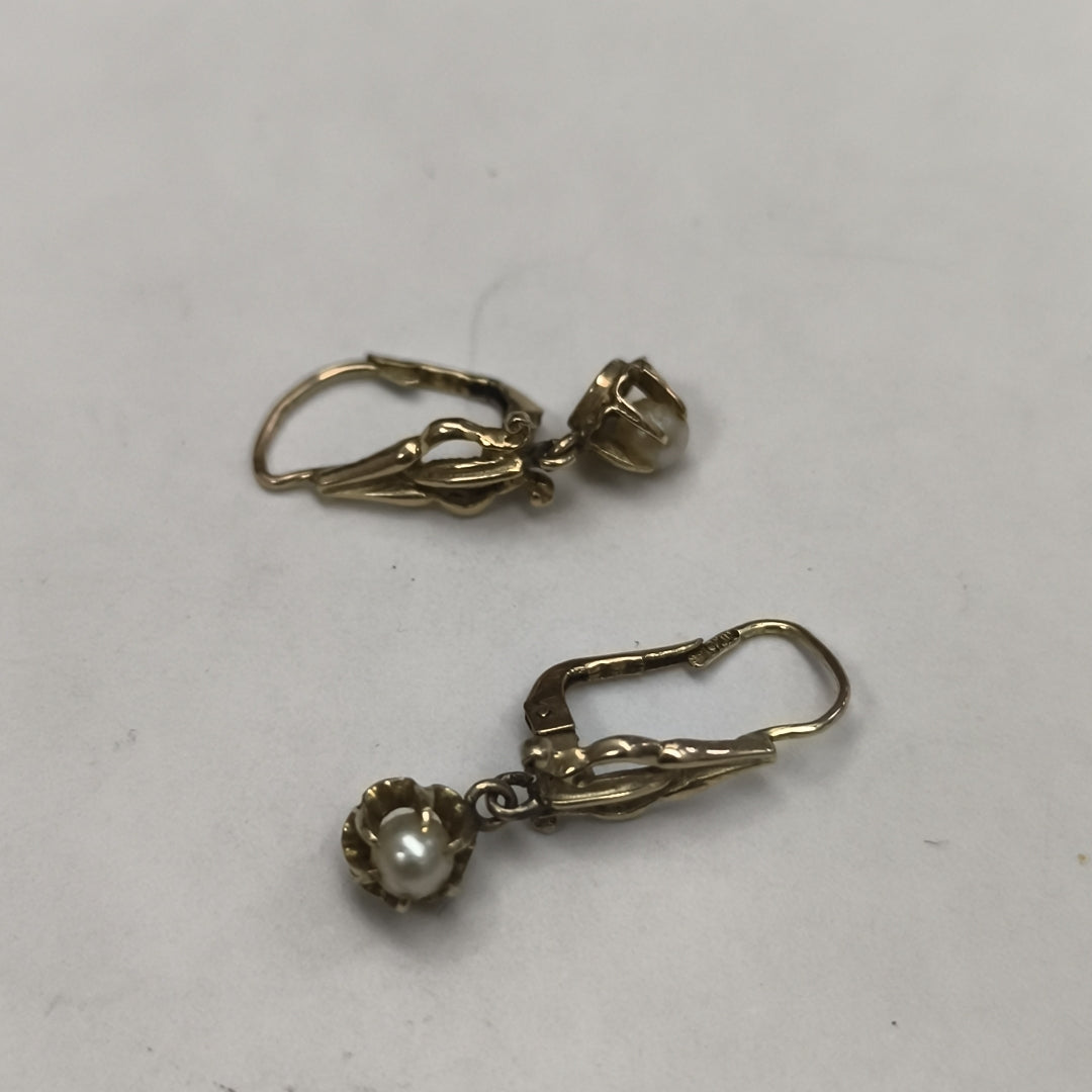 ARETES PAR ORO 8 K 2.6 GRMS (SEMINUEVO)