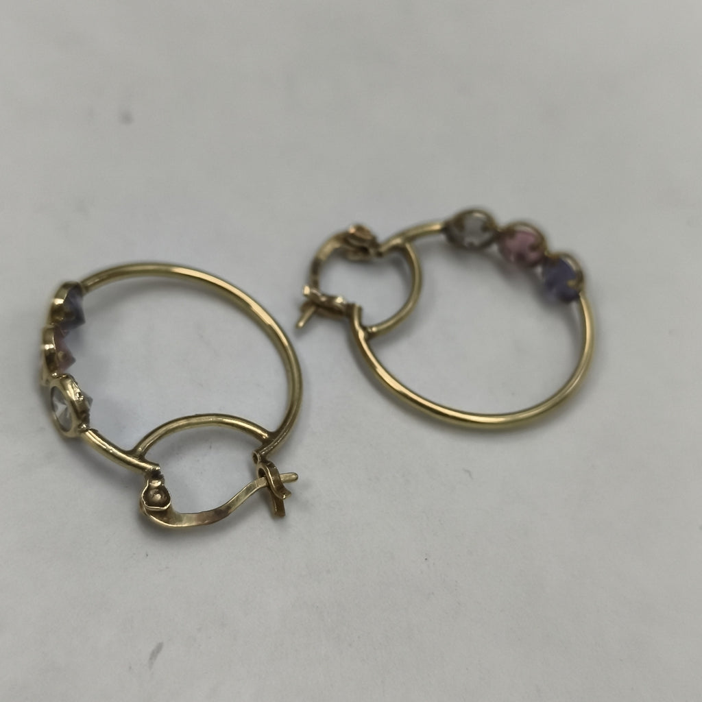 ARRACADAS PAR ORO 10 K 3.2 GRMS (SEMINUEVO)