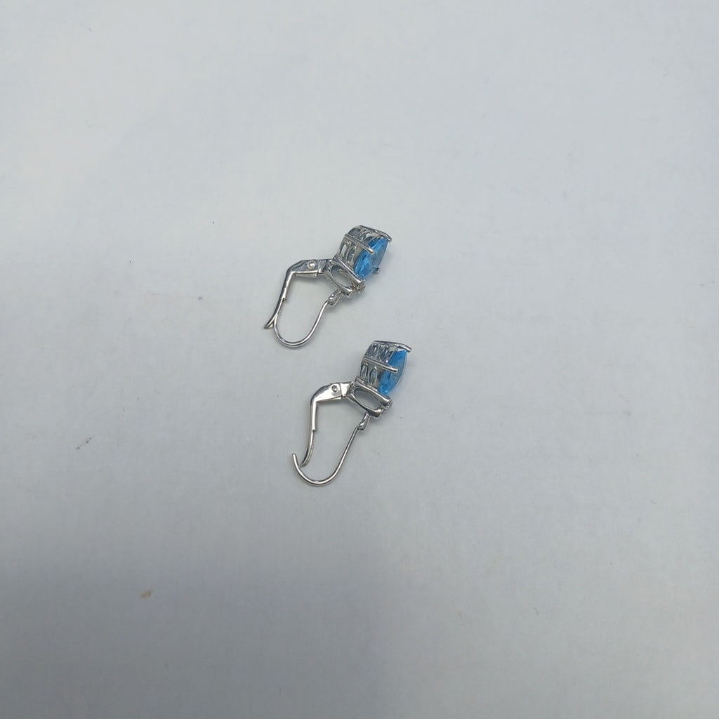 ARETES PAR ORO BLANCO 14 K 3,70 GRMS (SEMINUEVO)