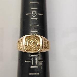 ANILLO DE GRADUACIÓN ORO 10 K 8 GRMS (SEMINUEVO)