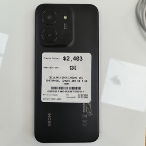 CELULAR XIAOMI REDMI 15C 25078RA3EL (2025) 256 GB 4 GB RAM (SEMINUEVO)