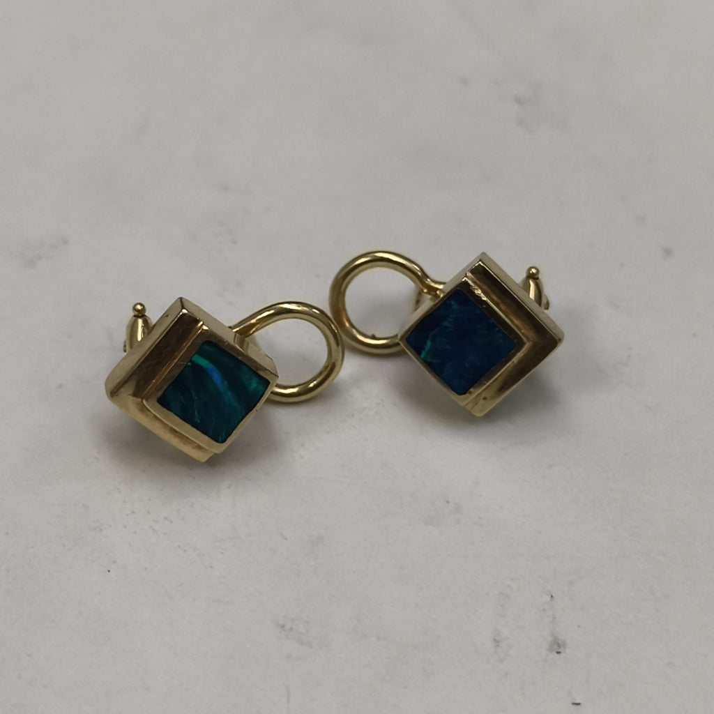 ARETES PAR ORO 14 K 6.8 GRMS (SEMINUEVO)