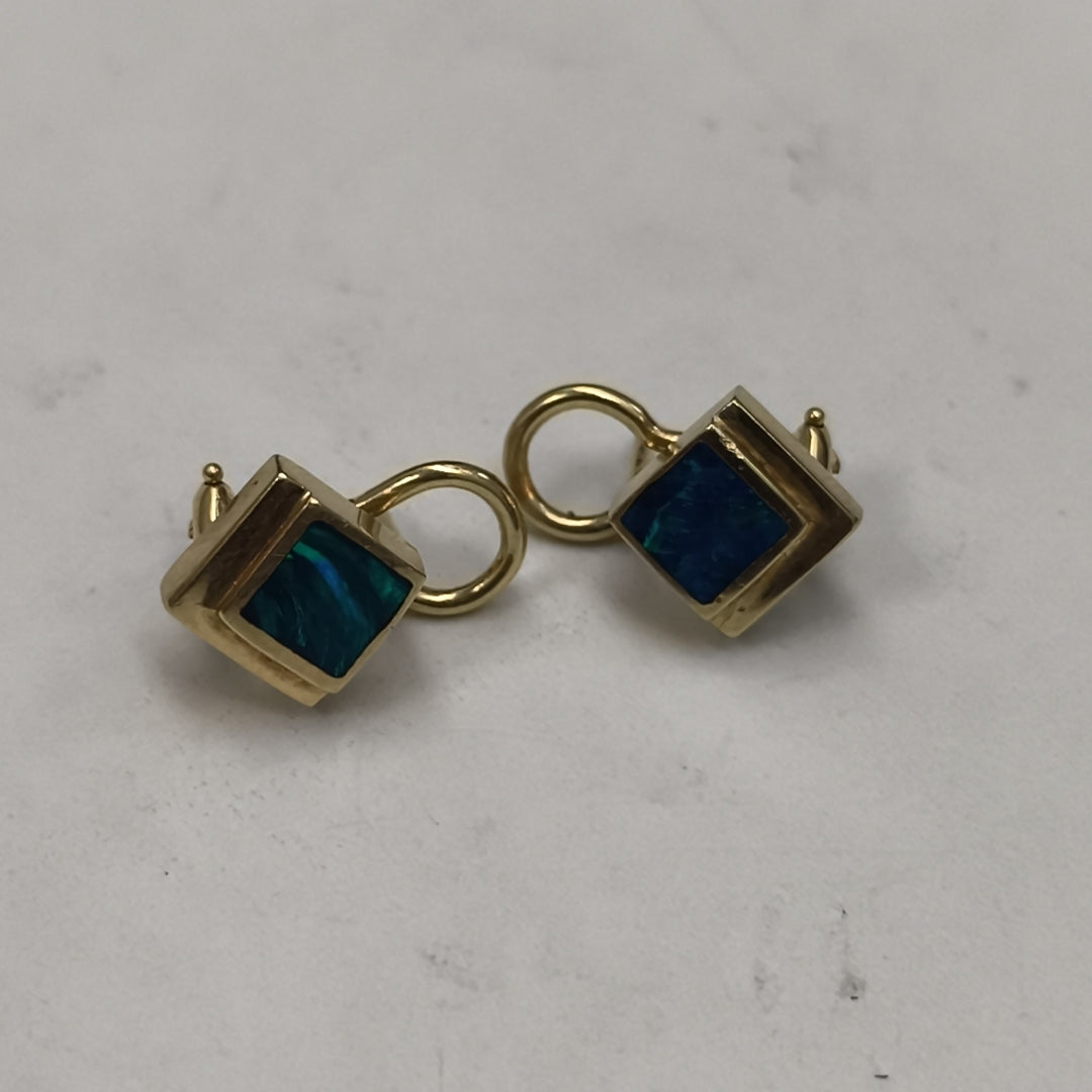ARETES PAR ORO 14 K 6.8 GRMS (SEMINUEVO)