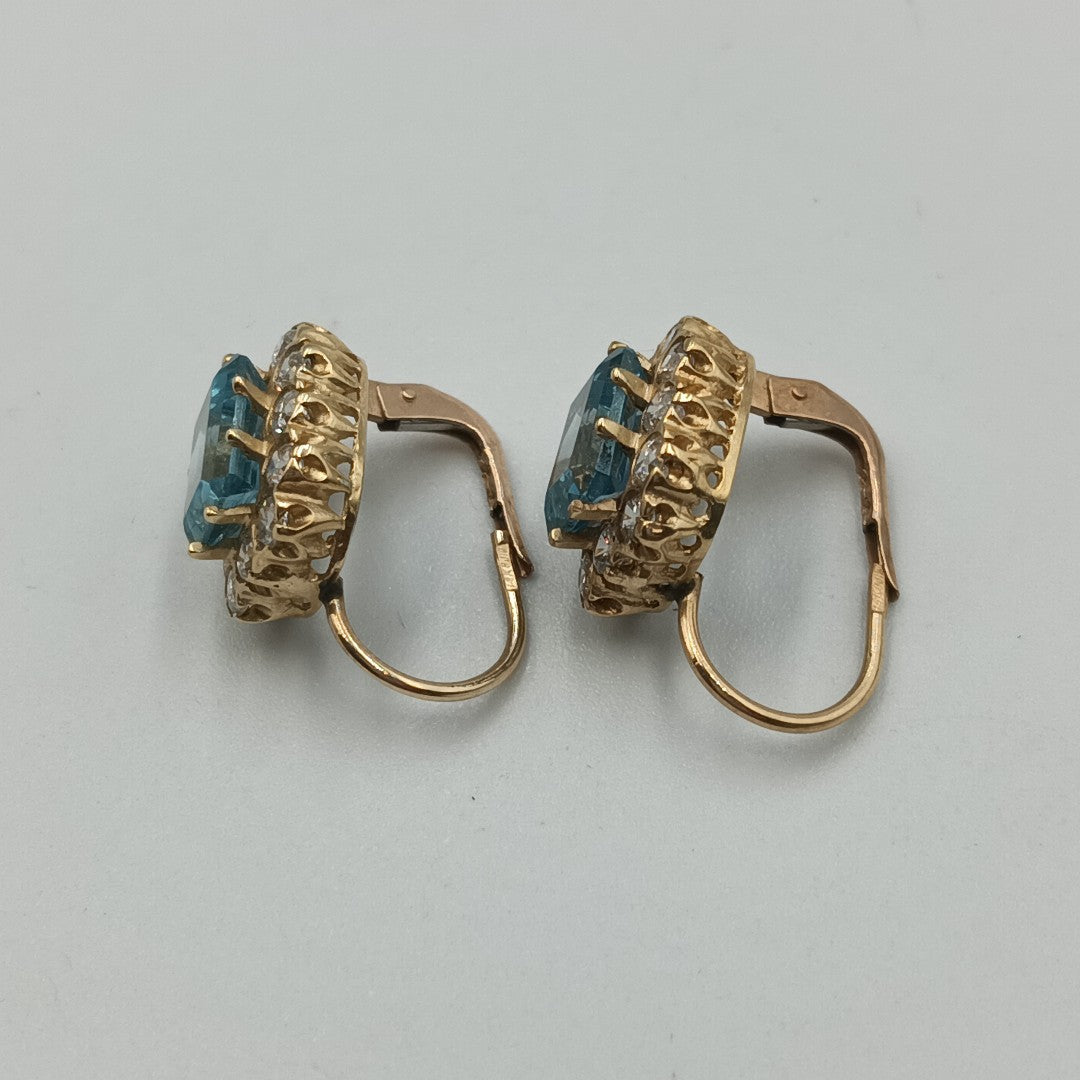 ARETES PAR ORO 14 K 3.7 GRMS (SEMINUEVO)