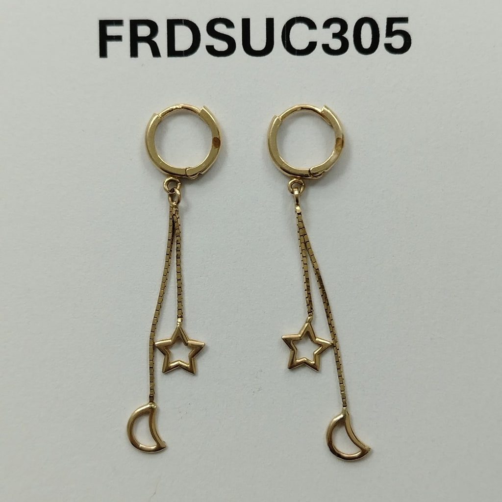 ARRACADAS PAR ORO 10 K 1,60 GRMS (SEMINUEVO)