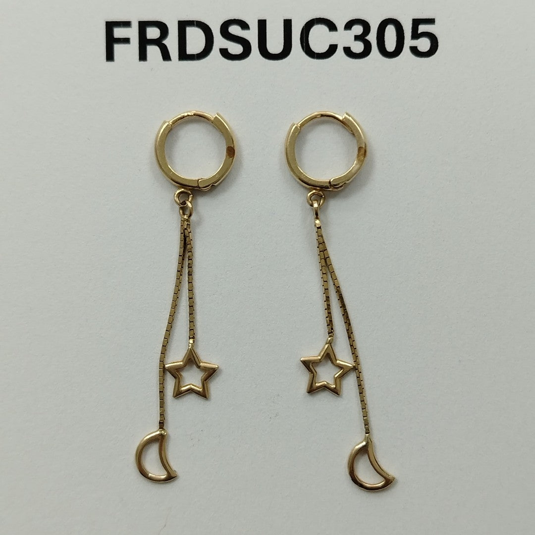ARRACADAS PAR ORO 10 K 1,60 GRMS (SEMINUEVO)