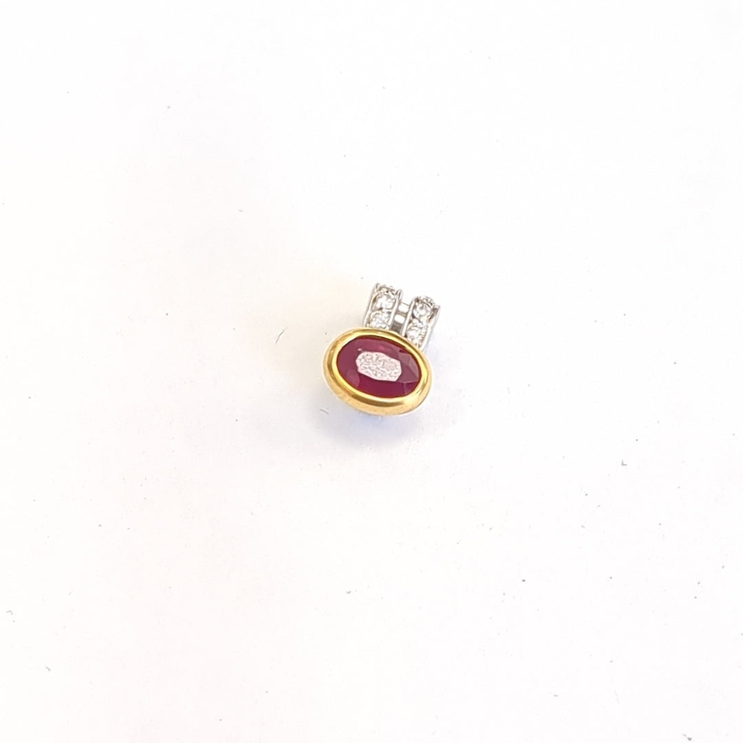 DIJE ORO BLANCO 18 K 2.5 GRMS (SEMINUEVO)